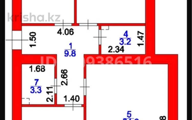 3-комнатная квартира · 89 м² · 6 этаж, А52 6/1 за 55.5 млн ₸ в Астане, Сарайшык р-н — фото 2