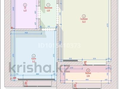 1-комнатная квартира · 33 м² · 9/9 этаж, Сыганак 12 за 23 млн ₸ в Астане, Нура р-н