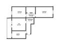 3-бөлмелі пәтер · 69.2 м² · 6/9 қабат, Карбышева 7, бағасы: 33 млн ₸ в Костанае — фото 2