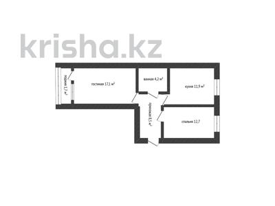 2-бөлмелі пәтер · 56 м² · 2/9 қабат, коктем 5/5, бағасы: 21.5 млн ₸ в Кокшетау