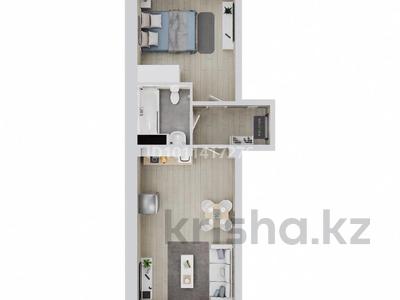 2-комнатная квартира · 43.3 м² · 7/10 этаж, мкр Асар-1 — Шымсити қарама қарсы, Алматы Шымкент трассасы бойында, Автоцонның қасында за 18 млн ₸ в Абайский р-н