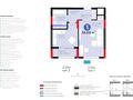 1-бөлмелі пәтер · 38.69 м² · 10/12 қабат, Улица Е 909 29 — ‼️комфорт ‼️потоки 3 м ‼️ГОРЯЧКА от BI group, бағасы: 23.5 млн ₸ в Астане, Нура р-н