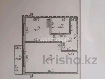 1-комнатная квартира, 34 м², 4/5 этаж, Астана 40 за 6.7 млн 〒 в Аксу