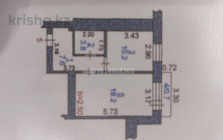 1-бөлмелі пәтер · 40.5 м² · 2/3 қабат, Северный 5/8, бағасы: 15 млн ₸ в  — фото 2