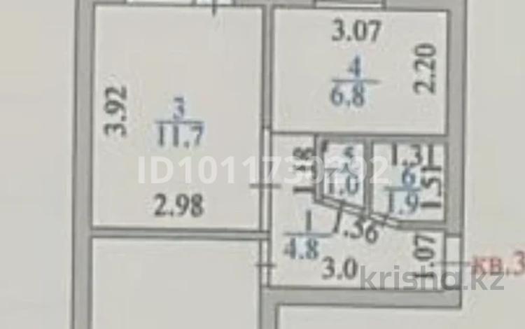 2-комнатная квартира · 45 м² · 3/5 этаж, республика 4/3 — мкр Самал за 25 млн ₸ в Астане, Алматы р-н — фото 3