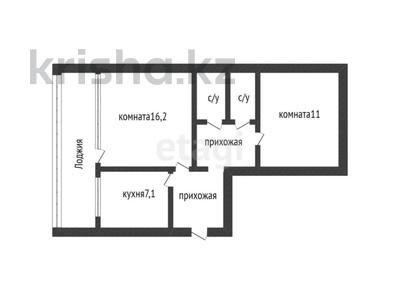 2-комнатная квартира, 60.9 м², 2/5 этаж, Тауельзиздык за ~ 22.4 млн 〒 в Костанае