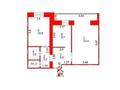 2-комнатная квартира · 53.8 м² · 1/9 этаж, Астана 7/2 — Топовый район, самая низкая цена в этом доме за ~ 22.5 млн ₸ в Павлодаре — фото 19