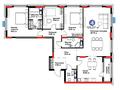 4-комнатная квартира · 138.5 м² · 3/10 этаж, Турар Рыскулов 9 за 198 млн ₸ в Астане, Есильский р-н — фото 13