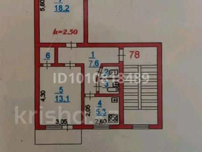 2-комнатная квартира · 48 м² · 5/5 этаж, 3мкр 35 дом 78 — Технодом за 17.5 млн ₸ в Атырау, мкр Авангард-3