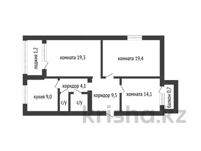 3-комнатная квартира · 81 м² · 5/6 этаж, Воинов-Интернационалистов 24 за 27 млн 〒 в Костанае