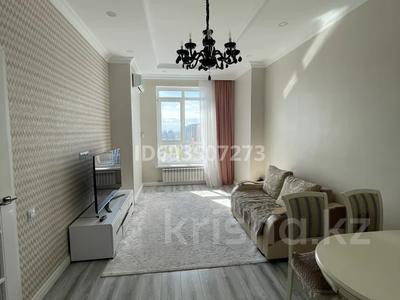 2-комнатная квартира, 45 м², 16/20 этаж помесячно, Туркестан за 250 000 〒 в Астане, Есильский р-н