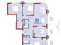 4-комнатная квартира · 135 м² · 5/18 этаж, Е 900 5, 5/1, 5/2, 5/3 — ВИДОВАЯ за 155 млн ₸ в Астане, Нура р-н