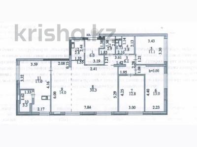 5-комнатная квартира, 124 м², 3/16 этаж, Турар Рыскулов 1 за 80 млн 〒 в Астане, Есильский р-н
