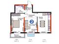 2-бөлмелі пәтер · 59.72 м², Кайрат микрорайон 716/16, бағасы: ~ 56.7 млн ₸ в Алматы, Турксибский р-н — фото 3