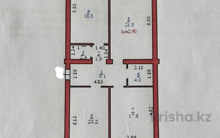 3-комнатная квартира, 97 м², 3/5 этаж, мкр. Алтын орда, Саздинское лесничество за 24.5 млн 〒 в Актобе, мкр. Алтын орда — фото 2