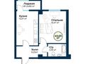 1-комнатная квартира · 40.05 м², Мустафы Шокая 229/10 за ~ 20.8 млн ₸ в Шымкенте, Каратауский р-н — фото 3