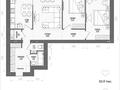 3-комнатная квартира · 93 м² · 1/4 этаж, мкр Городской Аэропорт, Кабжанова 75 за ~ 65.1 млн ₸ в Караганде, Казыбек би р-н — фото 14