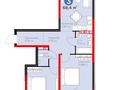 3-комнатная квартира · 68.4 м² · 3/6 этаж, ​Приканальная БАК — БЕЗ КОМИССИИ за ~ 54.7 млн ₸ в Алматы, Медеуский р-н — фото 2