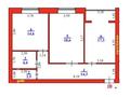 2-бөлмелі пәтер · 69 м² · 2/3 қабат, 10мкрн. 27/2 — Жумагалиева, бағасы: 22.5 млн ₸ в Уральске — фото 14