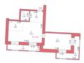 2-комнатная квартира, 65 м², 2/8 этаж, К. Мухамедханова 23а за 28 млн 〒 в Астане — фото 2