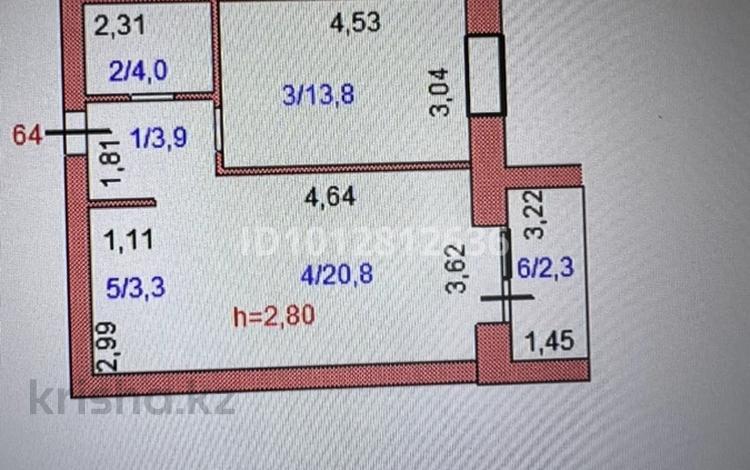 1-бөлмелі пәтер · 48 м² · 5/9 қабат, Жумабаева 13/1, бағасы: 18.3 млн ₸ в Кокшетау — фото 2