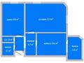 2-комнатная квартира · 68 м² · 6/6 этаж, Леонида Беды 36 за 30.8 млн ₸ в Костанае — фото 24