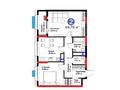 2-комнатная квартира · 69.78 м² · 11/12 этаж, мкр Ак Шагала, Акберен стр. №4/5 за ~ 39.4 млн ₸ в Атырау — фото 3