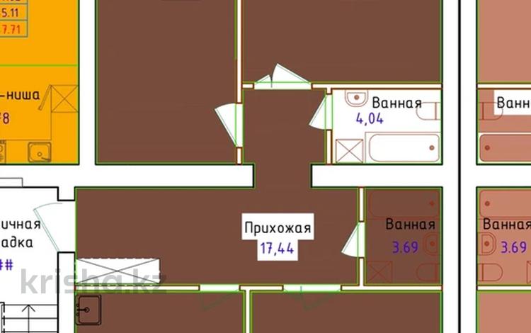 3-бөлмелі пәтер · 104 м² · 9/10 қабат, Сары арка — Сыр сулу, бағасы: ~ 30.2 млн ₸ в Кокшетау — фото 2