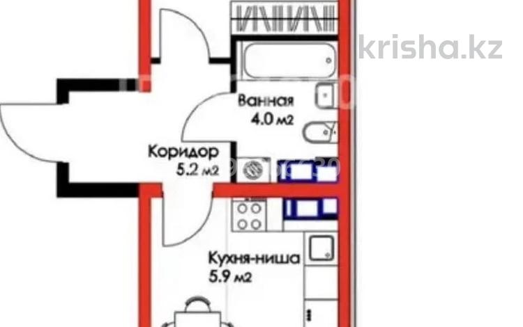 2-комнатная квартира, 47 м², 11/16 этаж, ​Туркия 1280/2 за 18.8 млн 〒 в Шымкенте, Туран р-н — фото 2