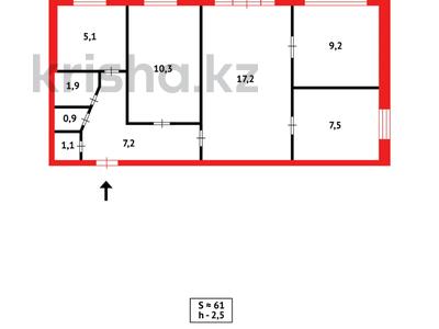 4-бөлмелі пәтер · 61 м² · 3/5 қабат, Мира 106, бағасы: 12 млн 〒 в Темиртау