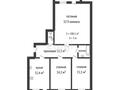 3-бөлмелі пәтер · 104 м² · 4/9 қабат, мкр. Алтын орда 5е, бағасы: 42 млн ₸ в Актобе — фото 14