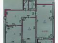 2-комнатная квартира · 75 м² · 4/10 этаж, Набережная за 23 млн ₸ в Актобе, мкр. Курмыш