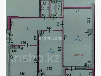 2-комнатная квартира · 75 м² · 4/10 этаж, Набережная за 23 млн ₸ в Актобе, мкр. Курмыш