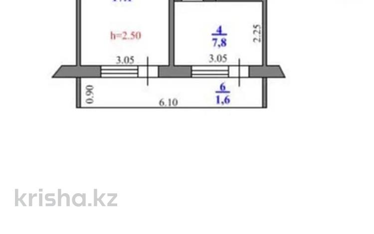1-комнатная квартира · 33.5 м² · 5/5 этаж, мкр 4 18 за 12.7 млн ₸ в Уральске — фото 13