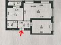 2-бөлмелі пәтер · 62.2 м² · 8/9 қабат, Максут Нарикбаев 14 — Баян Сулу, бағасы: 43.5 млн ₸ в Астане, Нура р-н