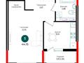 2-комнатная квартира · 44 м² · 7/9 этаж, Шаймерден Косшыгулулы 3/2 за 27.5 млн ₸ в Астане, Алматы р-н — фото 6