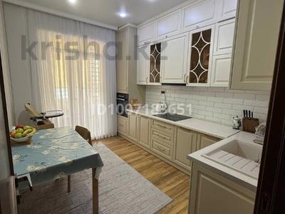 3-комнатная квартира · 83.4 м² · 10/12 этаж, сзади Обл. Акимата 27 — в микрорайоне «Жаңа қала», в районе пересечения 32-й улицы с 9-й улицы за 40 млн 〒 в Туркестане