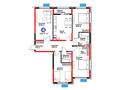 4-комнатная квартира · 116.17 м², Толеметова, возле DENDRO SAYABAQ за ~ 58.5 млн ₸ в Шымкенте, Абайский р-н — фото 3