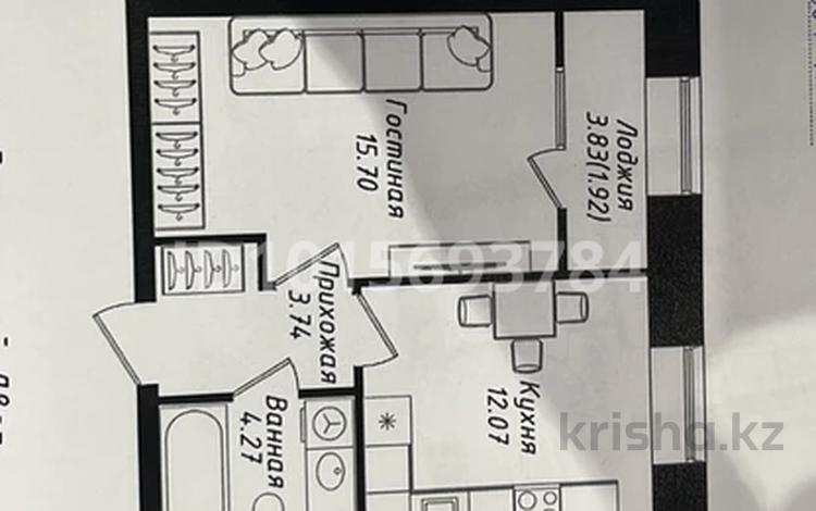 1-бөлмелі пәтер · 38 м² · 10/12 қабат, Нажимеденов 6 — Жумабаева, бағасы: 22.8 млн ₸ в Астане, Сарайшык р-н — фото 2