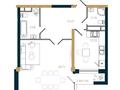 2-комнатная квартира · 63.3 м² · 2/3 этаж, мкр Каргалы, Кенесары Хана 145 за ~ 58.9 млн ₸ в Алматы, Наурызбайский р-н
