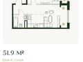 2-комнатная квартира · 51.9 м² · 3/6 этаж, мкр Коктобе, Талгата Бигельдинова 138 за 56 млн ₸ в Алматы, Медеуский р-н — фото 9