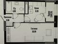 1-бөлмелі пәтер · 38.29 м² · 2 қабат, Жошы Хан 12/1, бағасы: 30 млн ₸ в Астане, Есильский р-н — фото 2