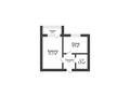 1-бөлмелі пәтер · 34.1 м² · 7/9 қабат, Текстильщиков 4а, бағасы: 17.2 млн ₸ в Костанае — фото 13