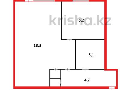 1-комнатная квартира · 33.5 м² · 5/5 этаж, Абая за 5.9 млн ₸ в Темиртау