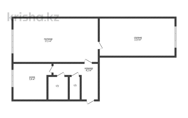 2-комнатная квартира, 43.3 м², 1/5 этаж, Шайсултана Шаяхметова 169 за 13.3 млн 〒 в Костанае — фото 2