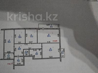 3-комнатная квартира · 132 м² · 5/5 этаж, Гаухар ана 157 за 35 млн 〒 в Талдыкоргане
