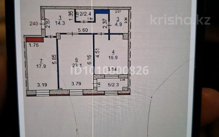 2-бөлмелі пәтер · 82 м² · 9/9 қабат, Абая 123 блок б, бағасы: 46 млн ₸ в Костанае — фото 2
