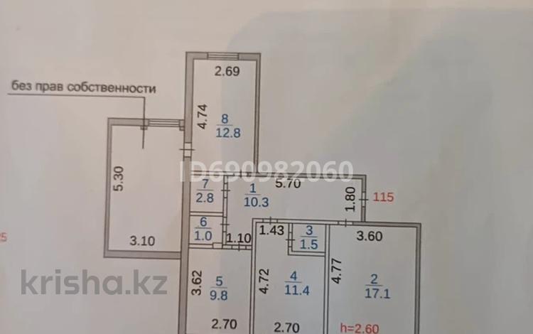 3-бөлмелі пәтер, 67.9 м², 3/9 қабат, мкр Юго-Восток, Мкр Юго-Восток Шахтеров 1 1 — Каргу, бағасы: 26.5 млн 〒 в Караганде, Казыбек би р-н — фото 2