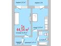 1-комнатная квартира, 44.3 м², 8/9 этаж, Назарбаева за ~ 14.6 млн 〒 в Костанае — фото 7