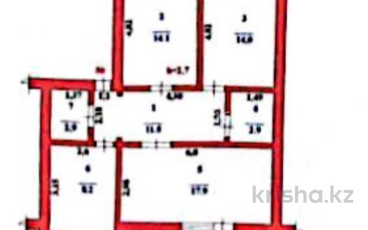 3-бөлмелі пәтер · 80 м² · 1/5 қабат, Тауелсыздык 1, бағасы: 30 млн ₸ в  — фото 2